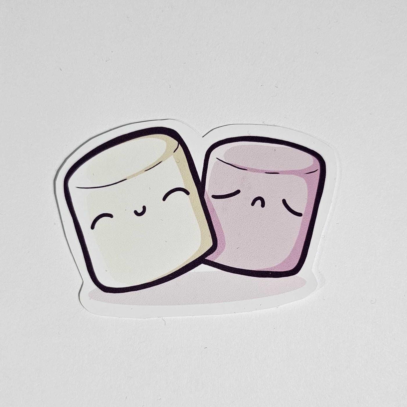 Marshmallow Vinyl Sticker