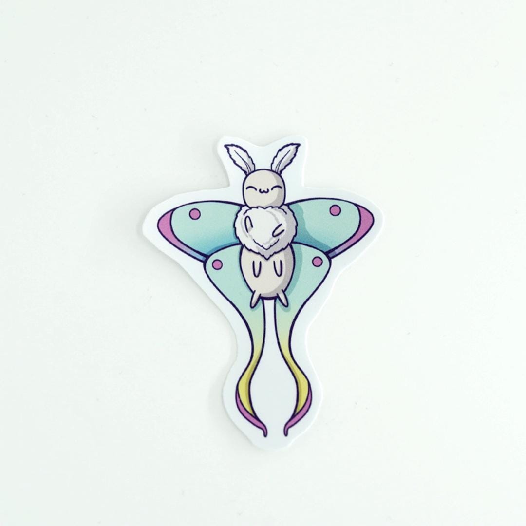 Moth Vinyl Sticker
