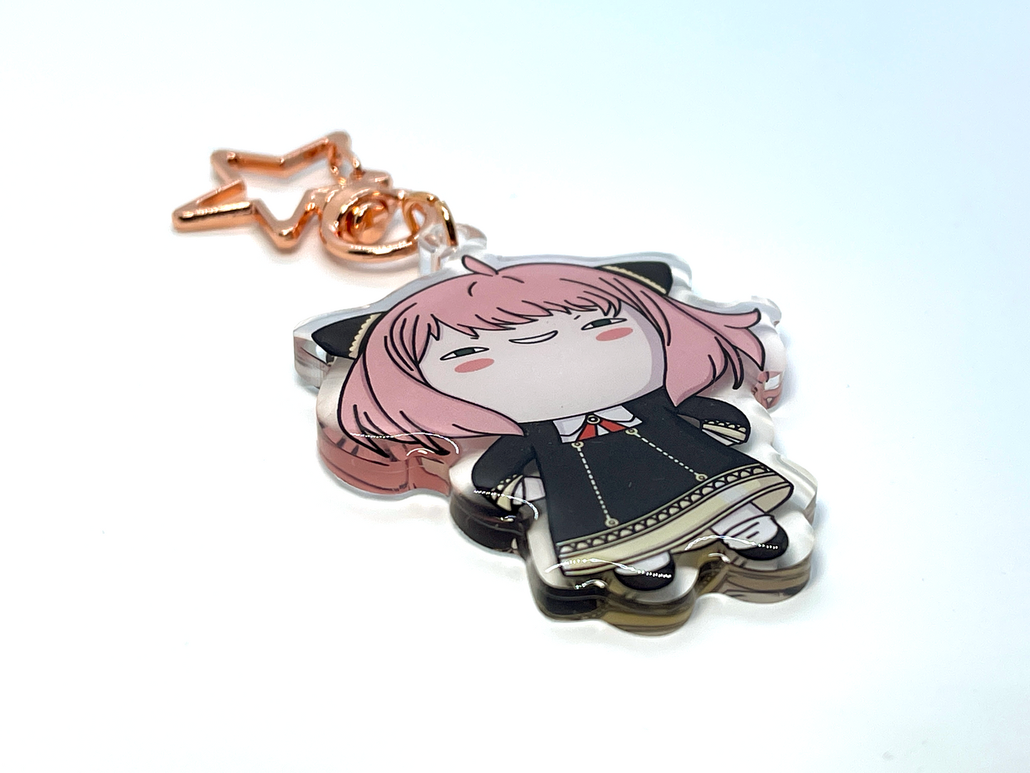 Clear Acrylic Key Chain 'Anya'