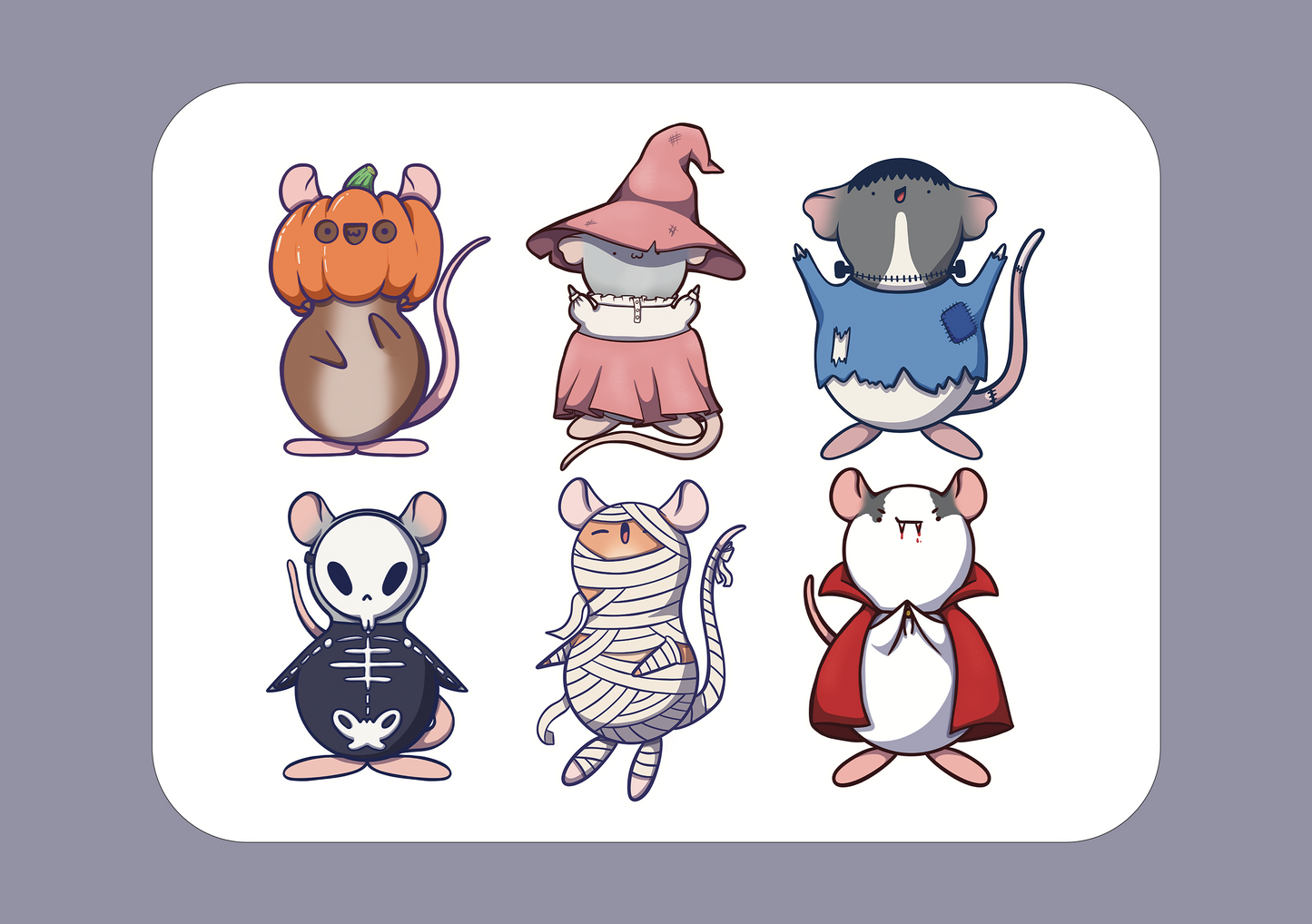 Rattoween Sticker Pack