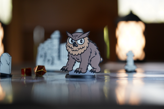 3D Printed Hoot Grizzly Miniature