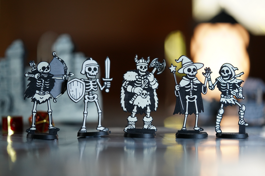 3D Printed Skeleton Miniature Pack