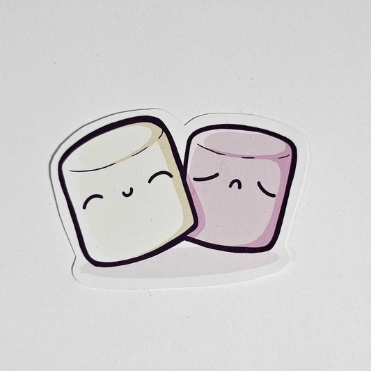 Marshmallow Vinyl Sticker