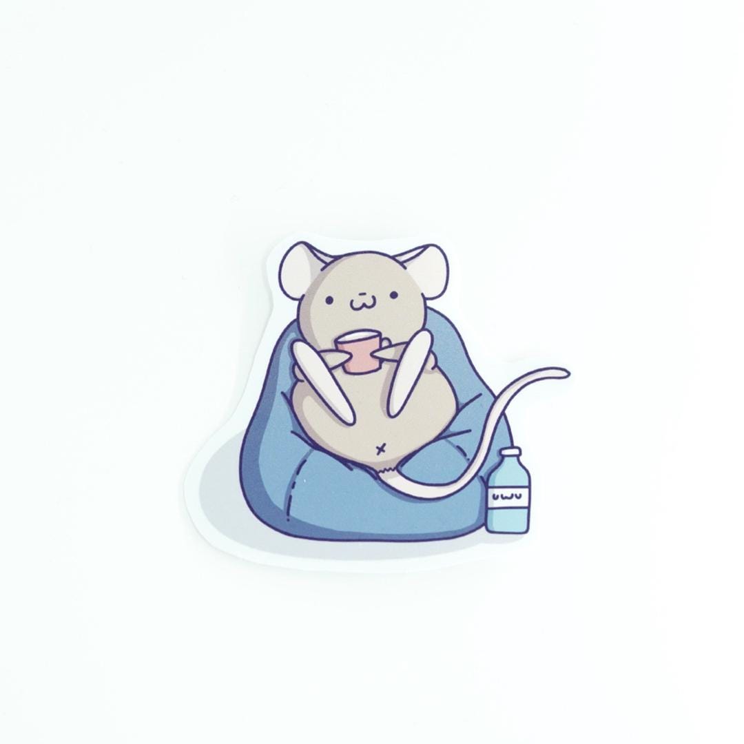 Rat Themed Vinyl Stickers