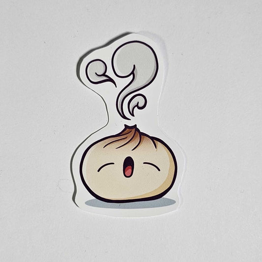 Steamed Bun Vinyl Sticker