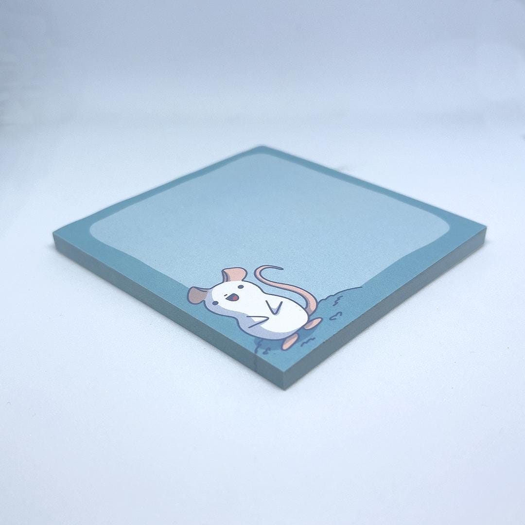 Cute Rat Sticky Notes