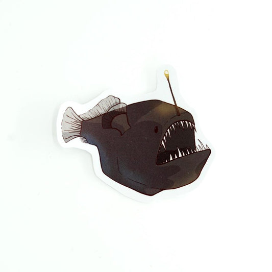 Angler Fish Vinyl Sticker