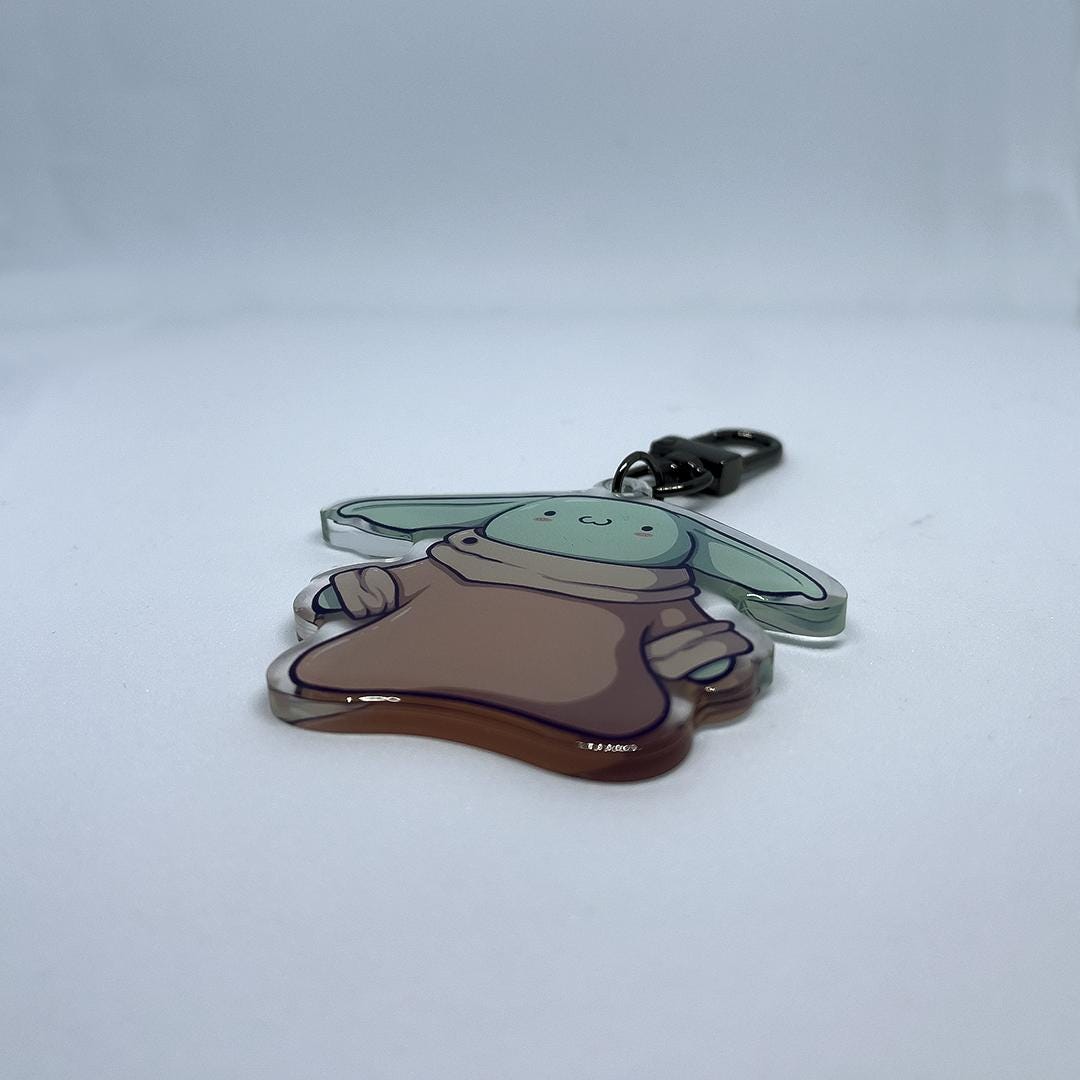 Clear Acrylic Key Chain 'The Child'