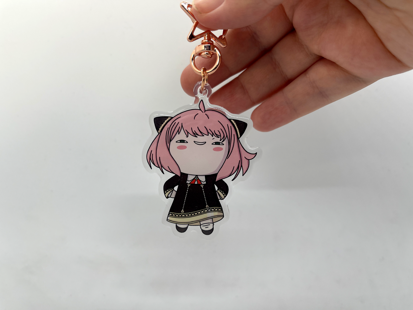 Clear Acrylic Key Chain 'Anya'