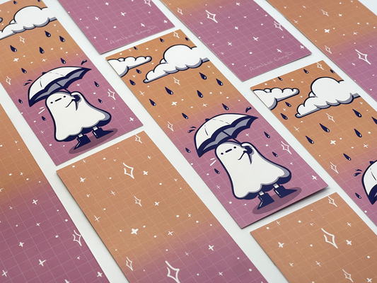 Umbrella Ghost Bookmark