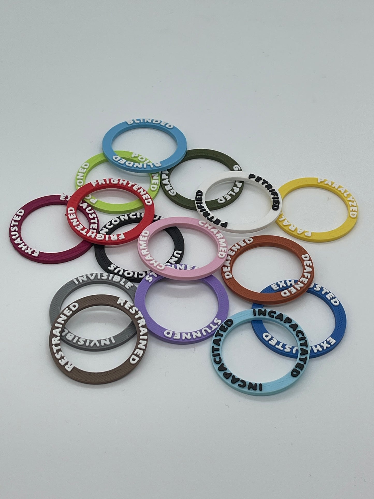 3D Printed Condition Ring Pack