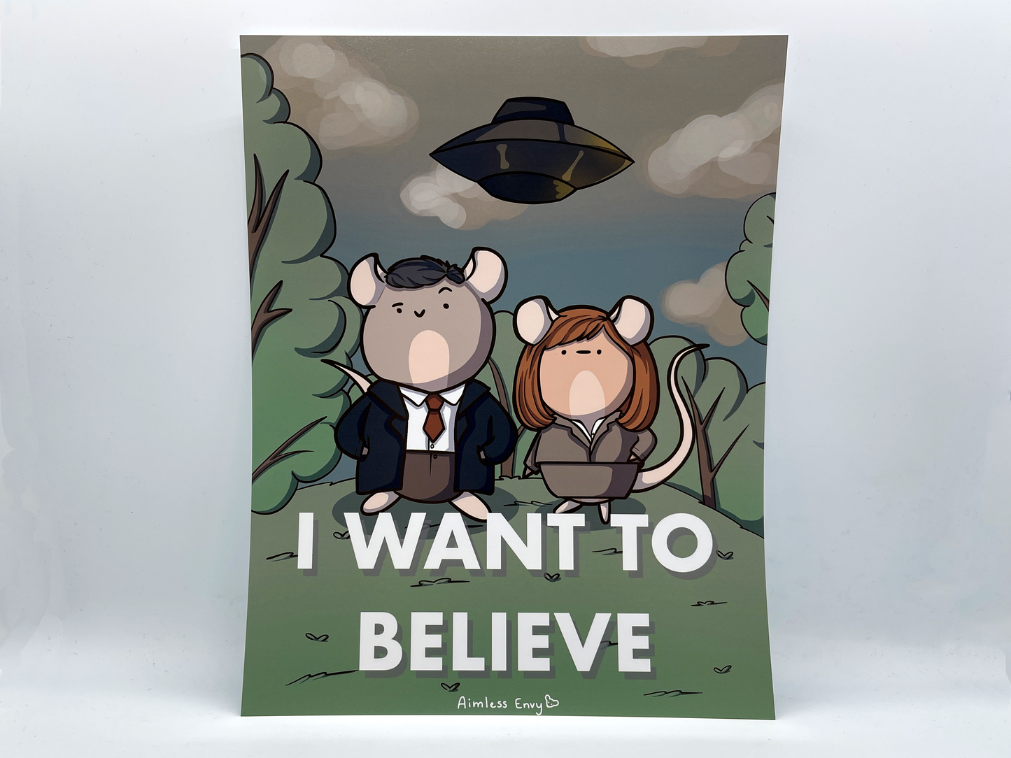 I Want To Believe Art Print