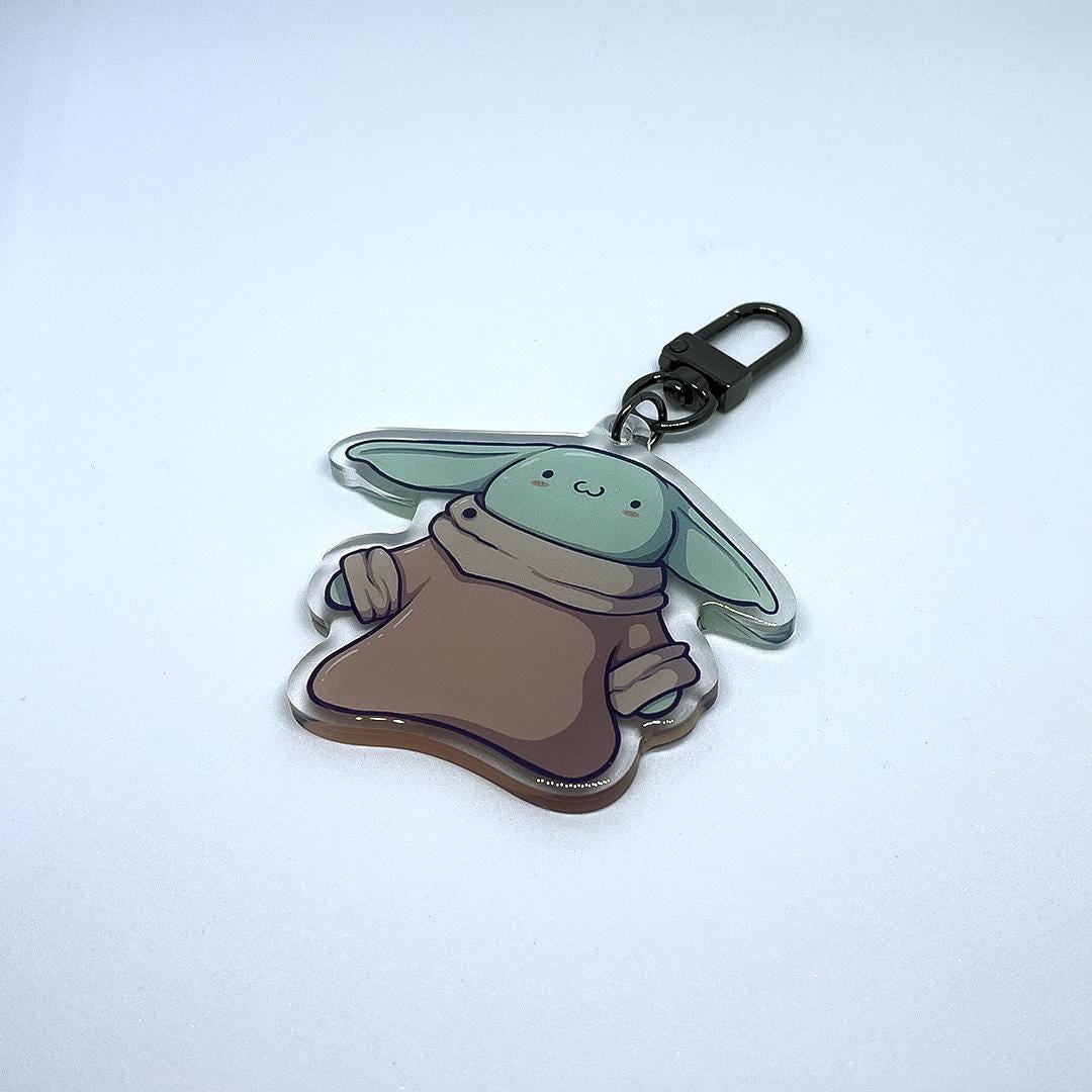 Clear Acrylic Key Chain 'The Child'