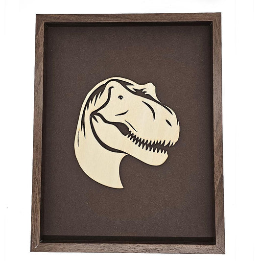 Laser Cut Highland T-Rex In Frame