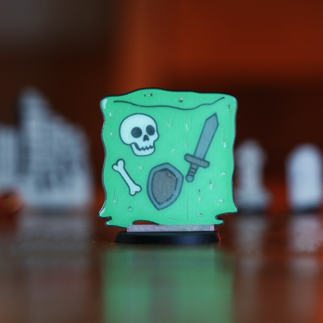 3D Printed Jelly Cube Miniature