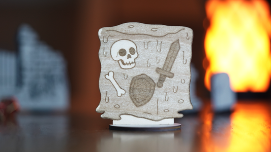 Laser Cut Jelly Cube Miniature