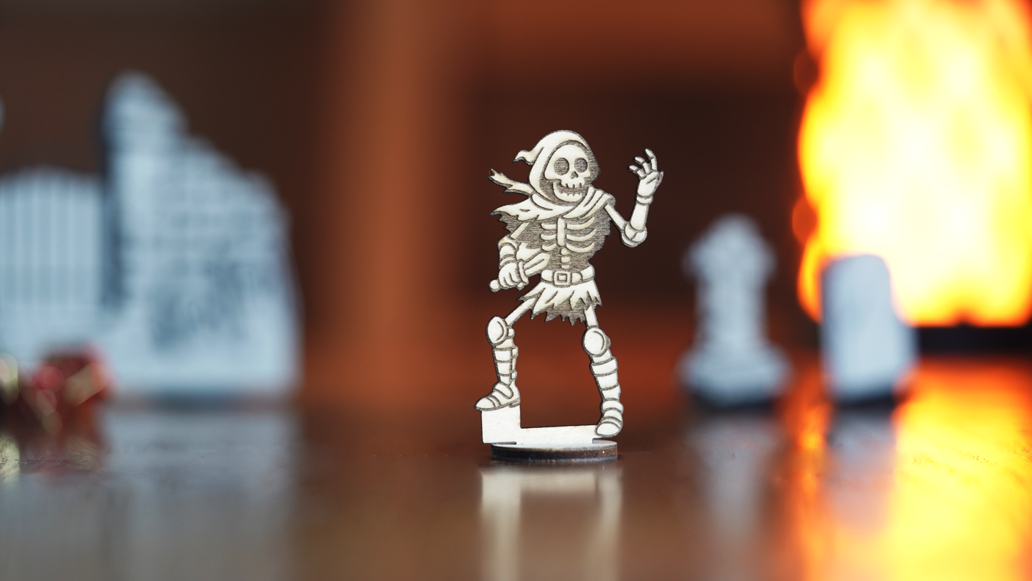 Laser Cut Skeleton Miniature Pack